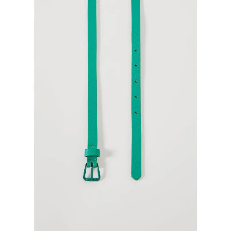 Cinto Feminino Texturizado Com Fivela - Verde M