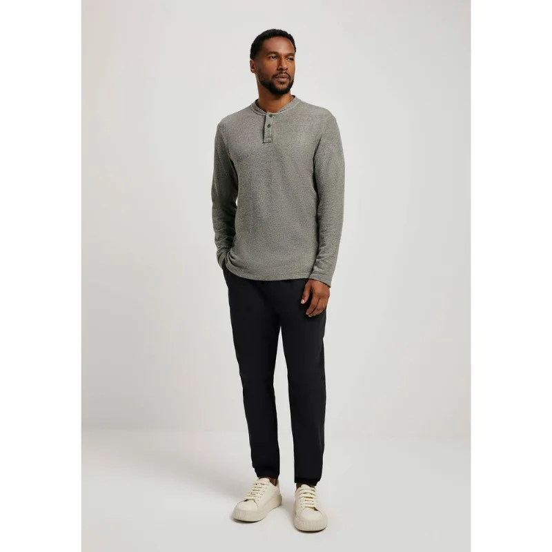 Calça Masculina Jogger Em Sarja Moletom - Preto XG