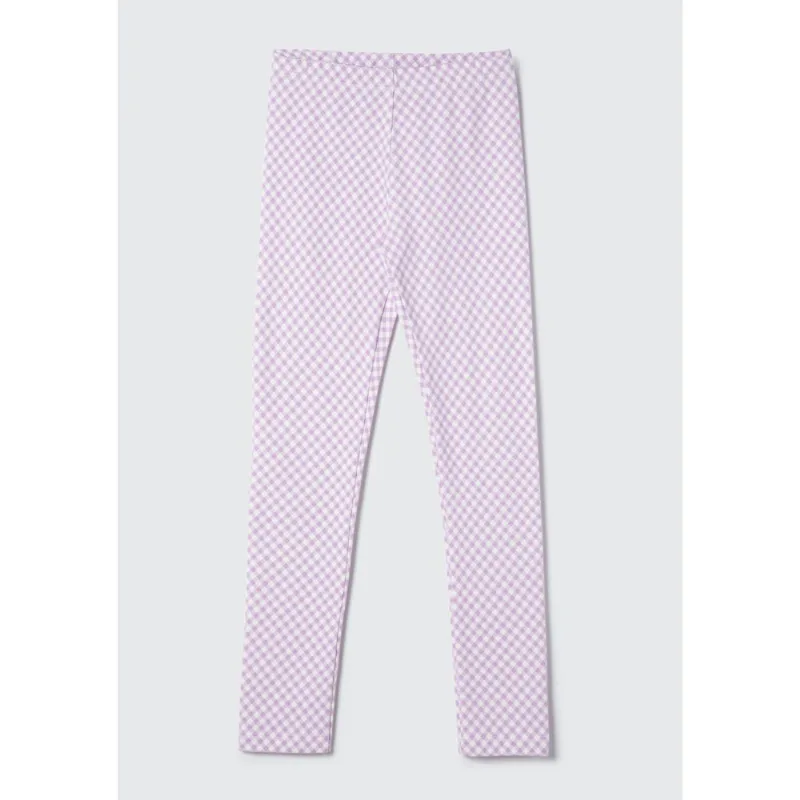 Calça Legging Infantil Menina Estampada Hering Kids - Roxo 004