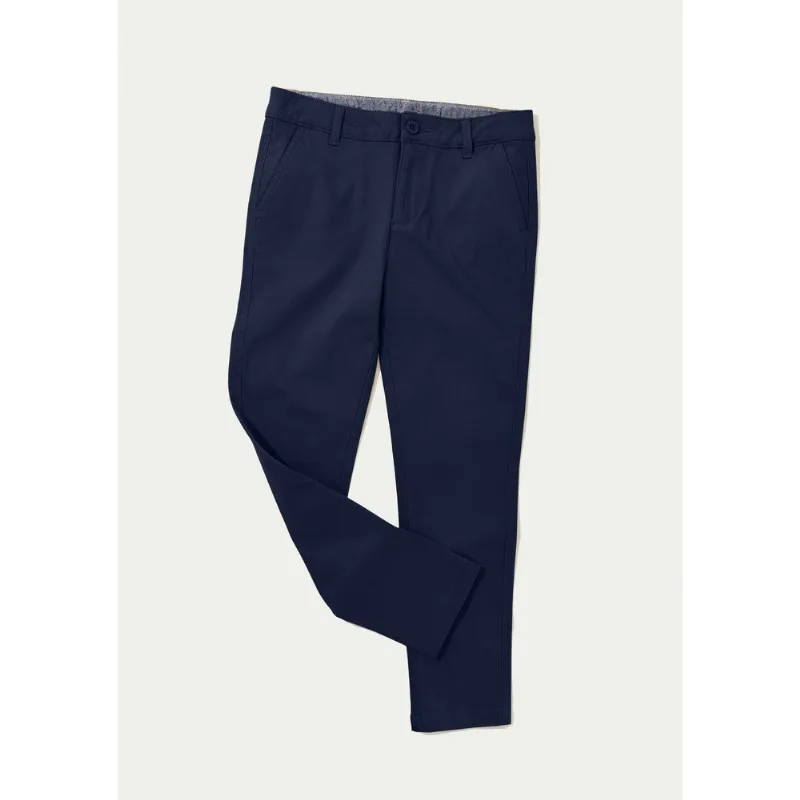 Calça Social Infantil Menino Slim - Azul 006