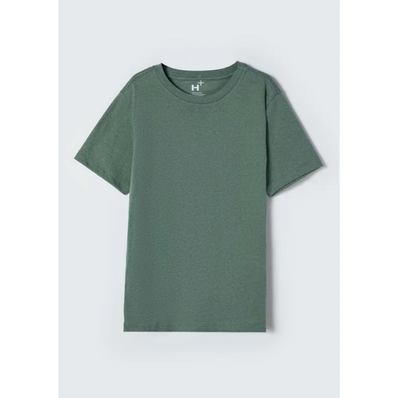 Camiseta Básica Infantil Menino Tal Pai Tal Filho Em Malha H+ - Verde 006