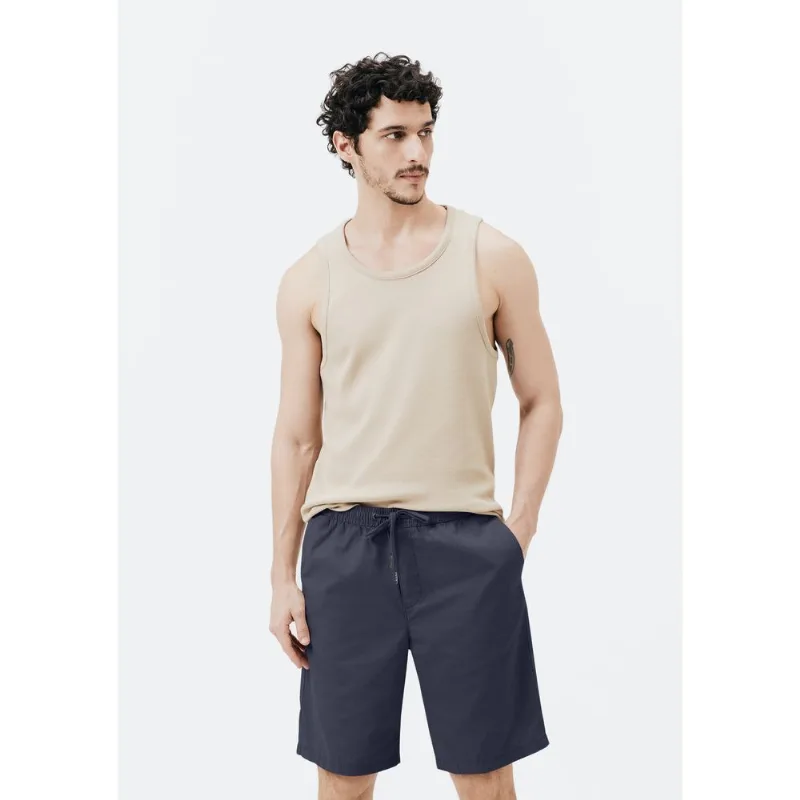 Bermuda Básica Masculina Em Sarja - Azul XG