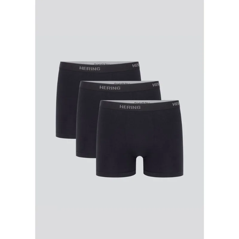Kit 3 Cuecas Boxer Em Malha - Preto P