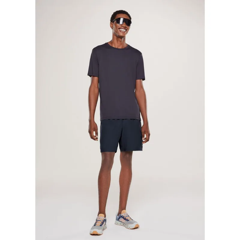 Bermuda Esportiva Masculina Com Recortes - Azul M