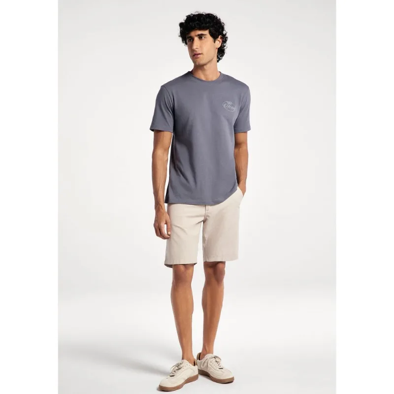 Bermuda Masculina Chino Fio Tinto - Bege 042