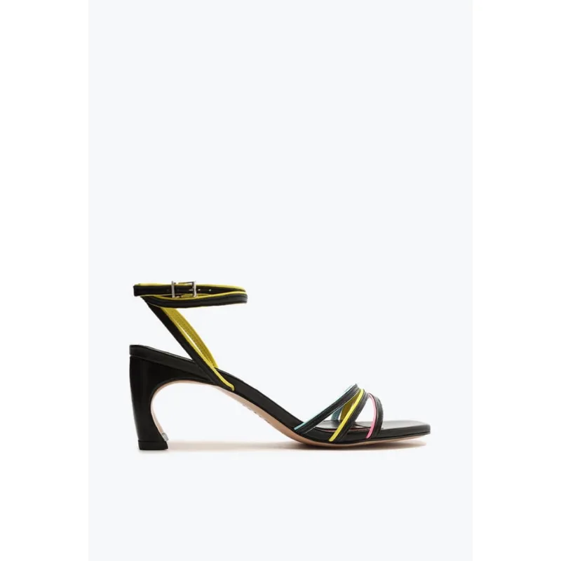 Sandália Tess Mid Tecido Preta S 21542 0004 0002 Schutz