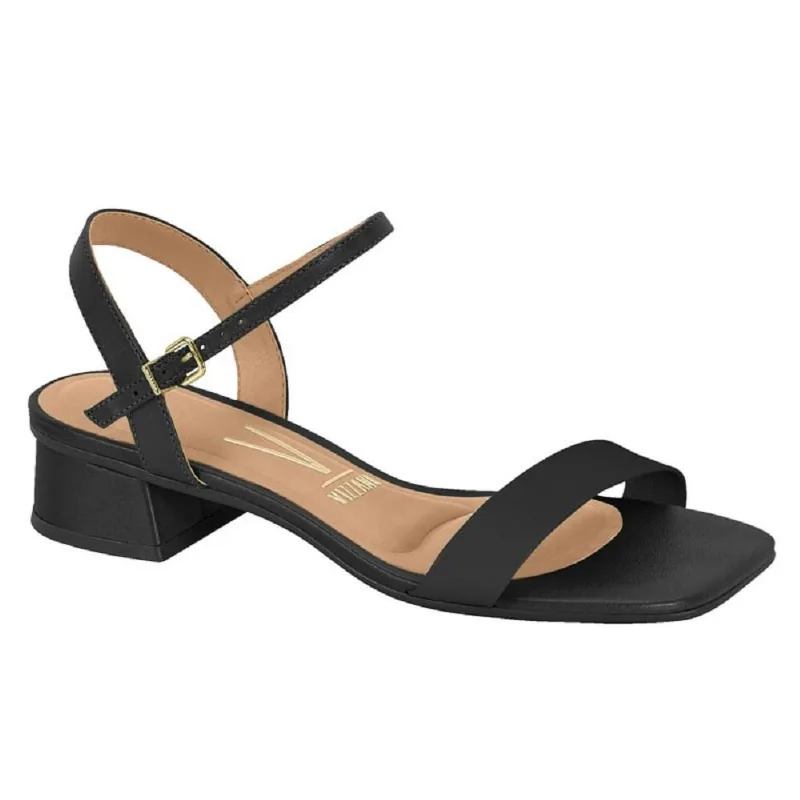 Sandalia Vizzano Salto Bloco Baixo Ref 6454.111.7286 Preto 036