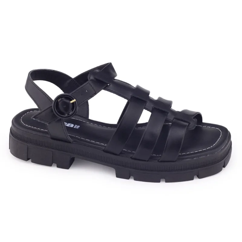 Sandália Tratorada feminina Moleca 5475.102 aranha fivela