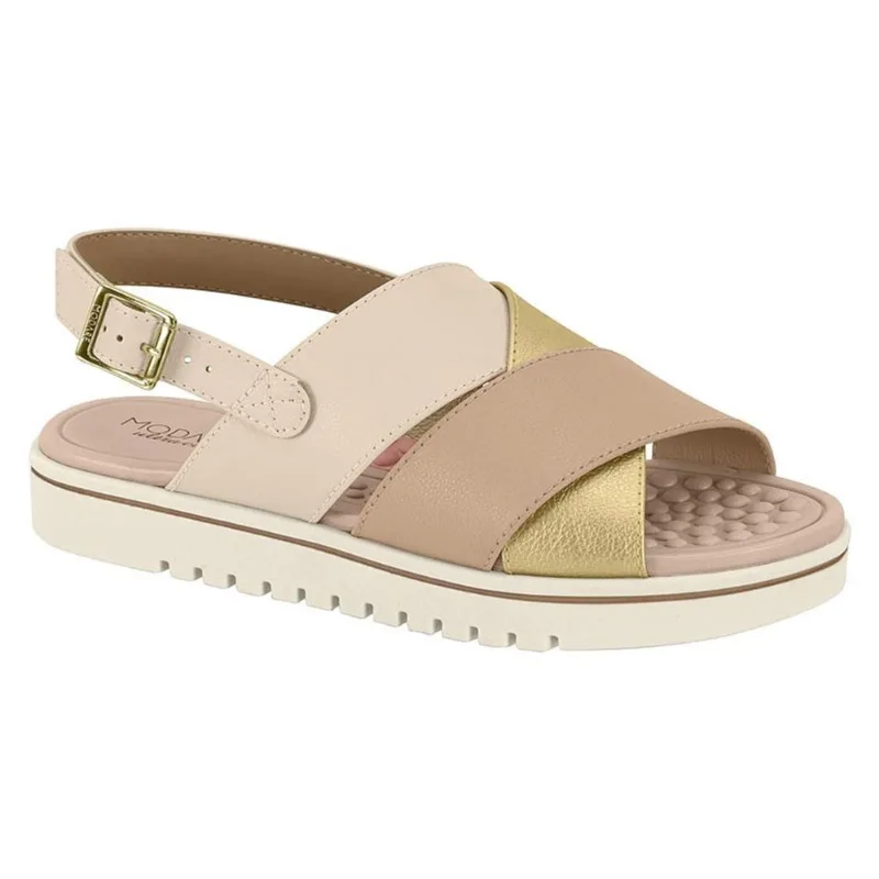 Sandalia Flatform Ultra Conforto Modare 7180.102