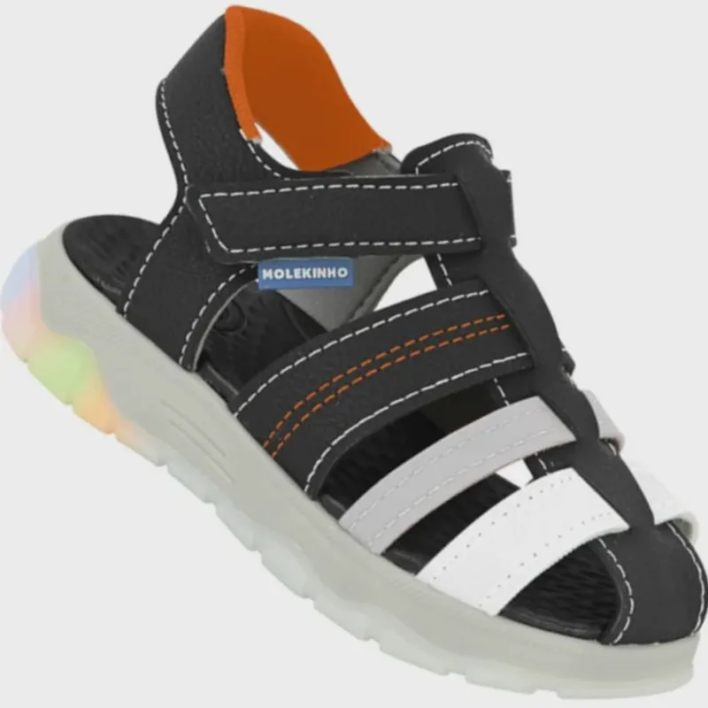 Sandalia Infantil Molekinho 2624.209 Masculino