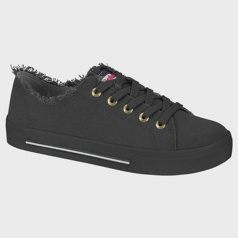 Tenis Feminino Moleca 5667.322 Desfiado Tecido