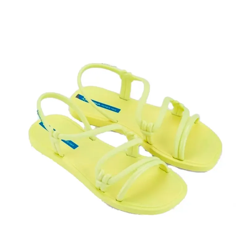 Sandália Ipanema Feminina Solar c/ Traseira Amarelo/Azul 37 - IPANEMA