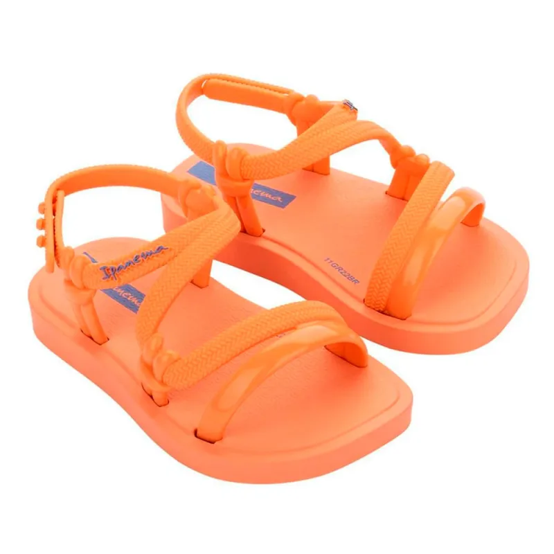 Sandália Ipanema Infantil Solar Baby Laranja 23/24 - IPANEMA - Vestuário