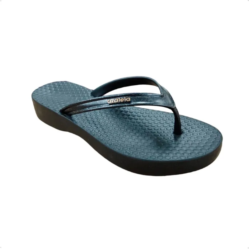 Tamanco Feminino Azaleia Liz Light dedo com glitter Plataforma