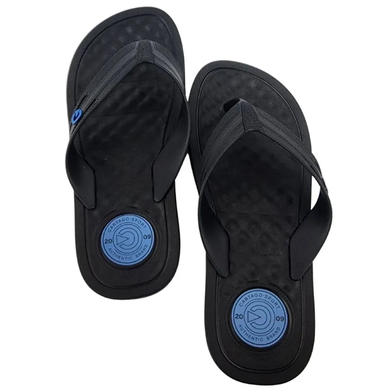 Chinelo Cartago Arizona Preto/Azul Masculino N°40