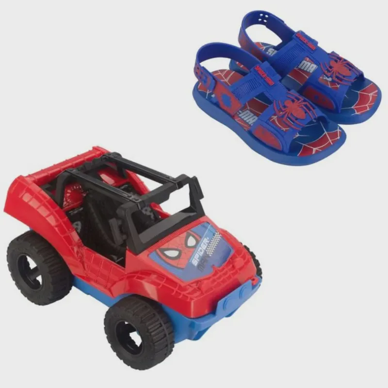 Sandalia Homem Aranha 22940 Buggy Promo Infantil Masculina