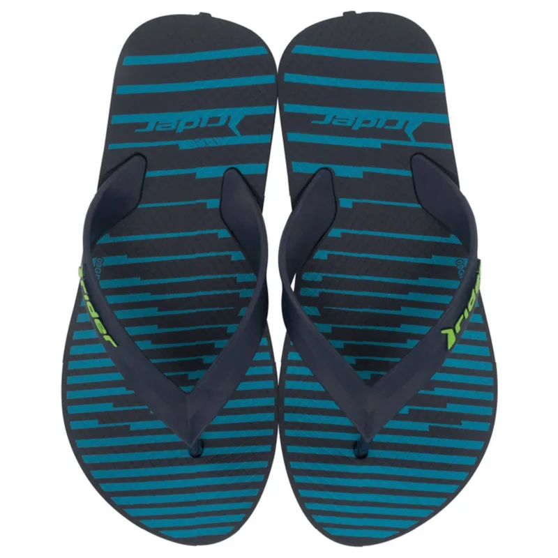 Sandália Rider Masculina Feel Urban Azul/Verde 37/38 - RIDER