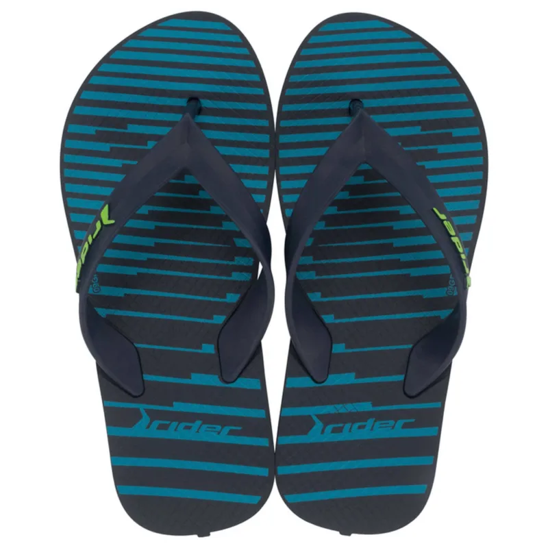Sandália Rider Masculina Feel Urban Azul/Verde 41/42 - RIDER