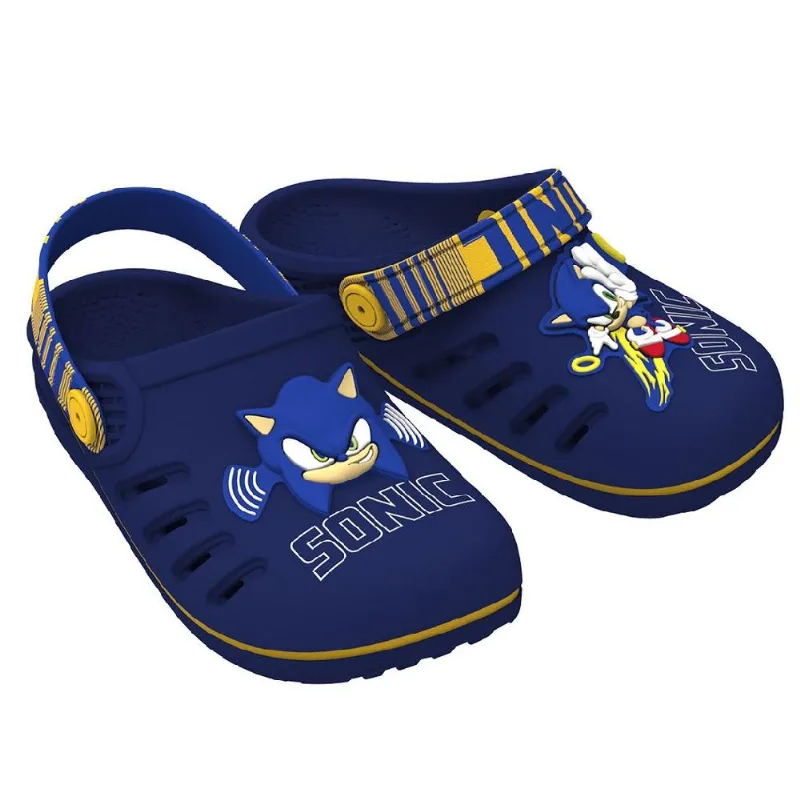 Babuche Grendene Kids Sonic Speed Azul/amarelo 029