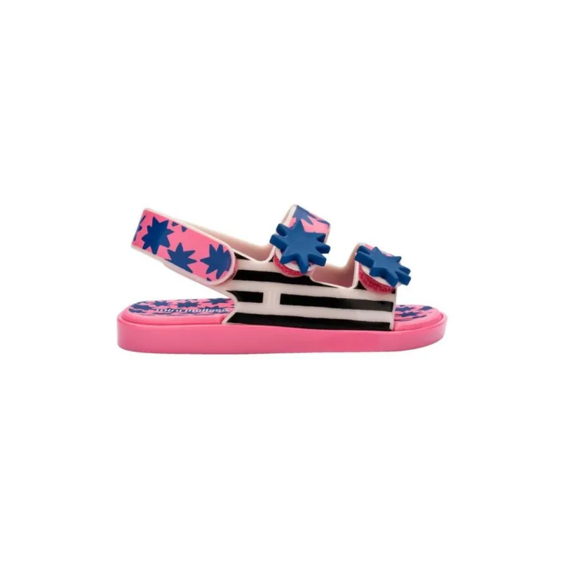 Sandália Infantil Rosa Estrelar Mini Melissa e Fábula 17/18 / Rosa