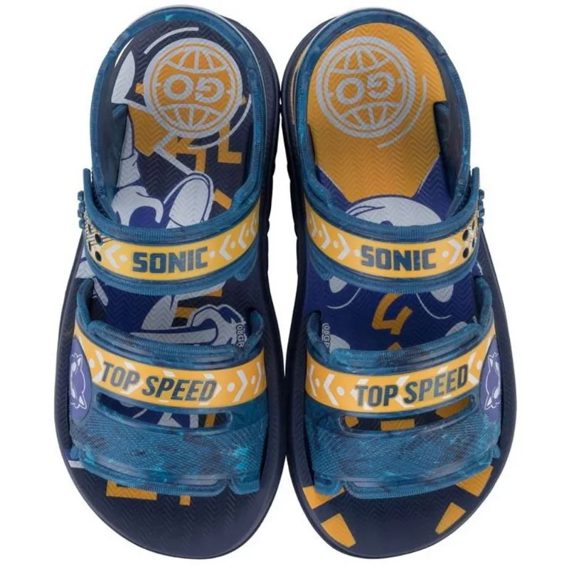 Sandália Infantil Grendene Kids Sonic Mask Promo