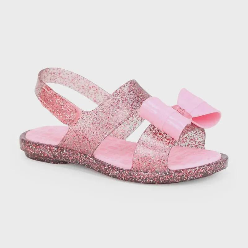 Sandália infantil menina Grendene Kids Barbie Glam 23018 brilho - IPANEMA