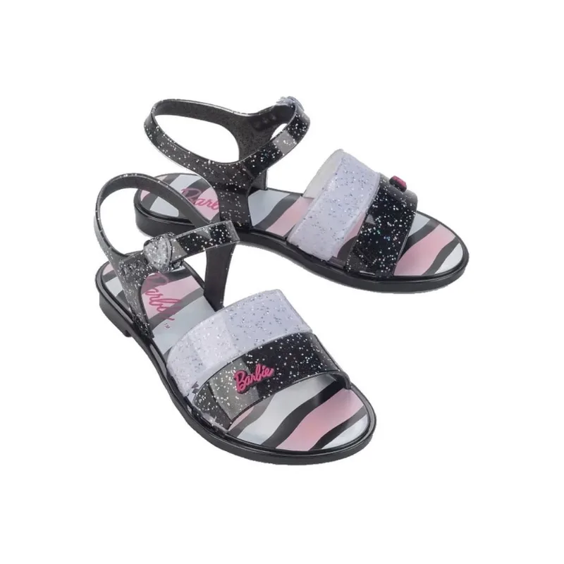 Sandalia Infantil Feminina Tiras Barbie Rainbow - Grendene