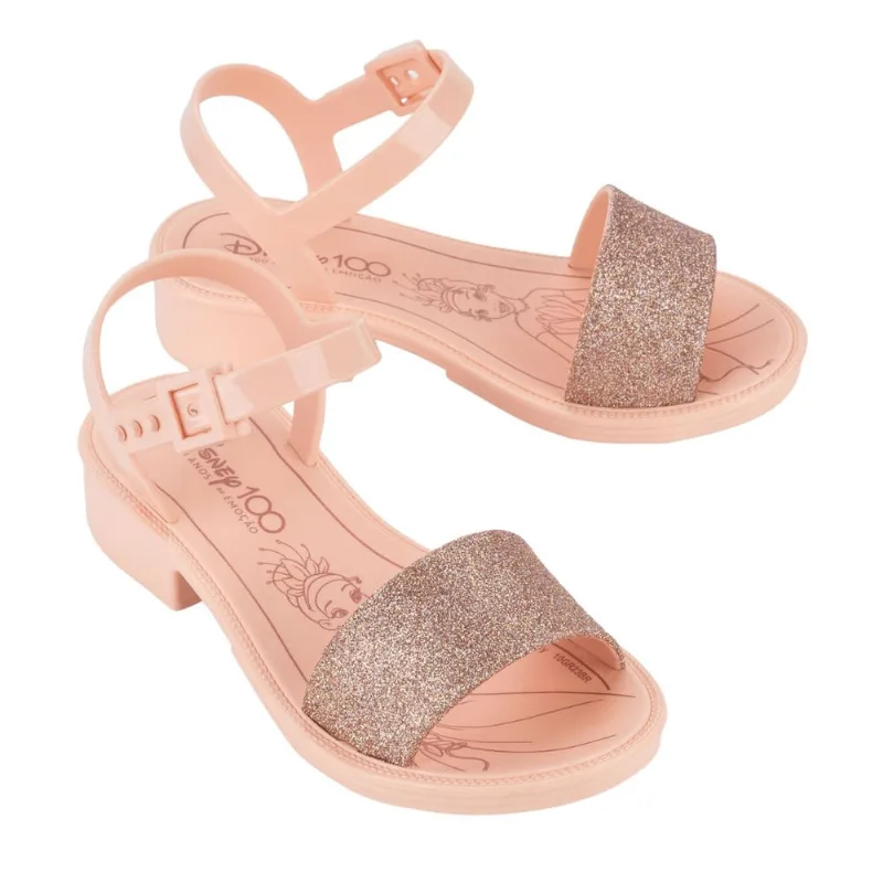 Sandália Infantil Saltinho Glitter Disney Grendene 23044
