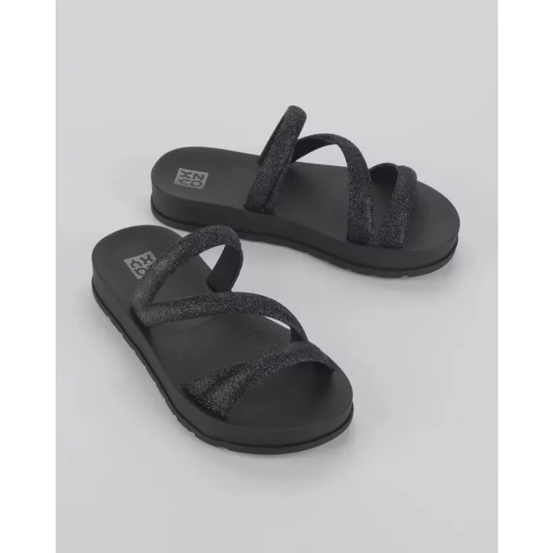 Sandália Slide Zaxy Glitter Infantil Feminina 19008