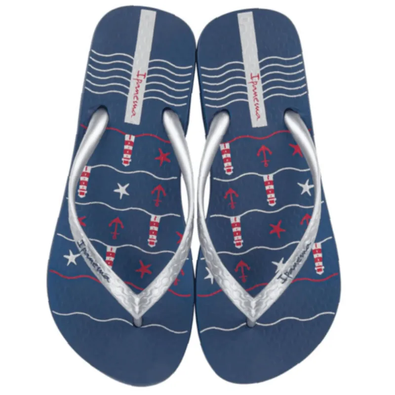 Sandália Ipanema Feminina Oasis Azul/Prata 37/38 - IPANEMA