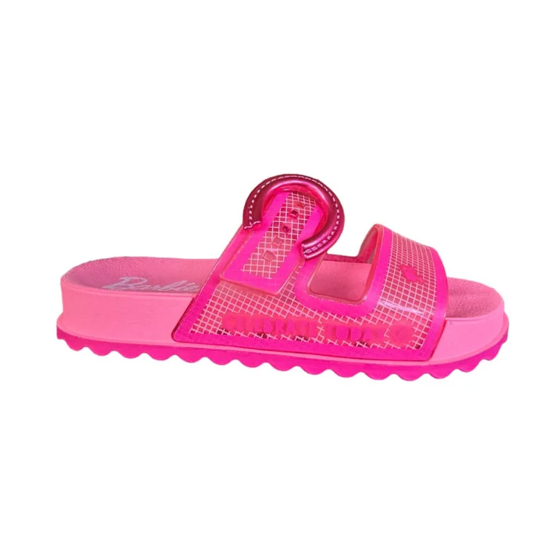 Chinelo barbie infantil slide grendene rosa E pink 22899