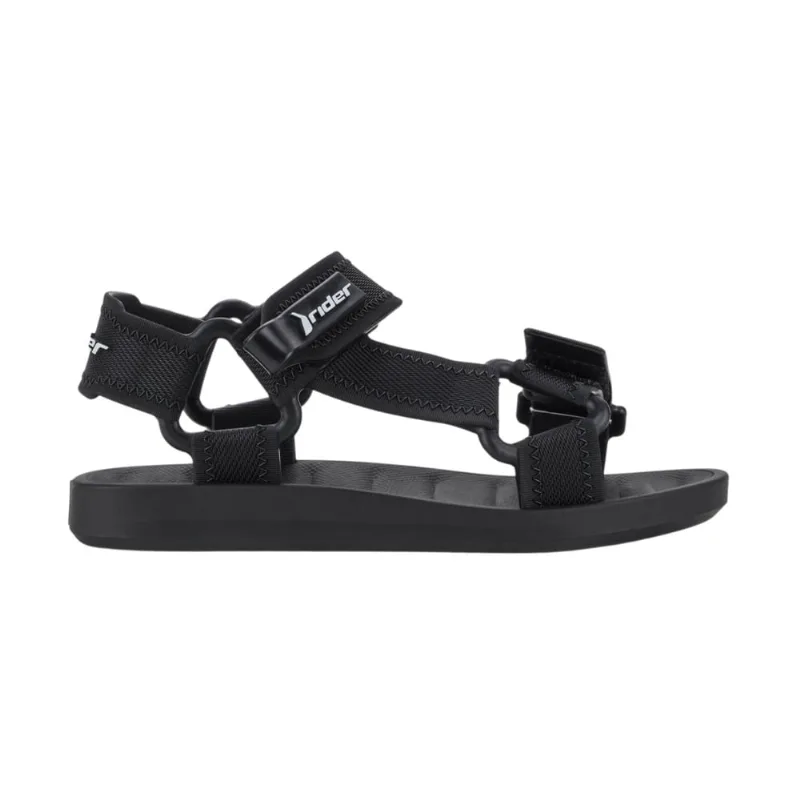 Sandalia Papete Infantil Rosa Preto Rider Free Style 12347