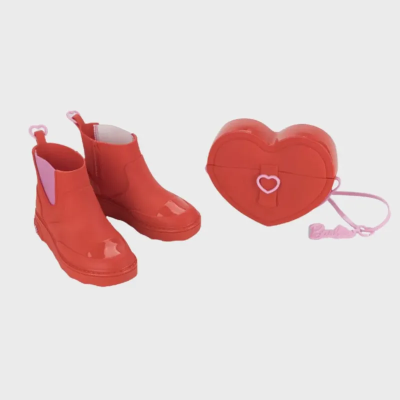 Bota Grendene Barbie Heart Bag Infantil Vermelho Rosa