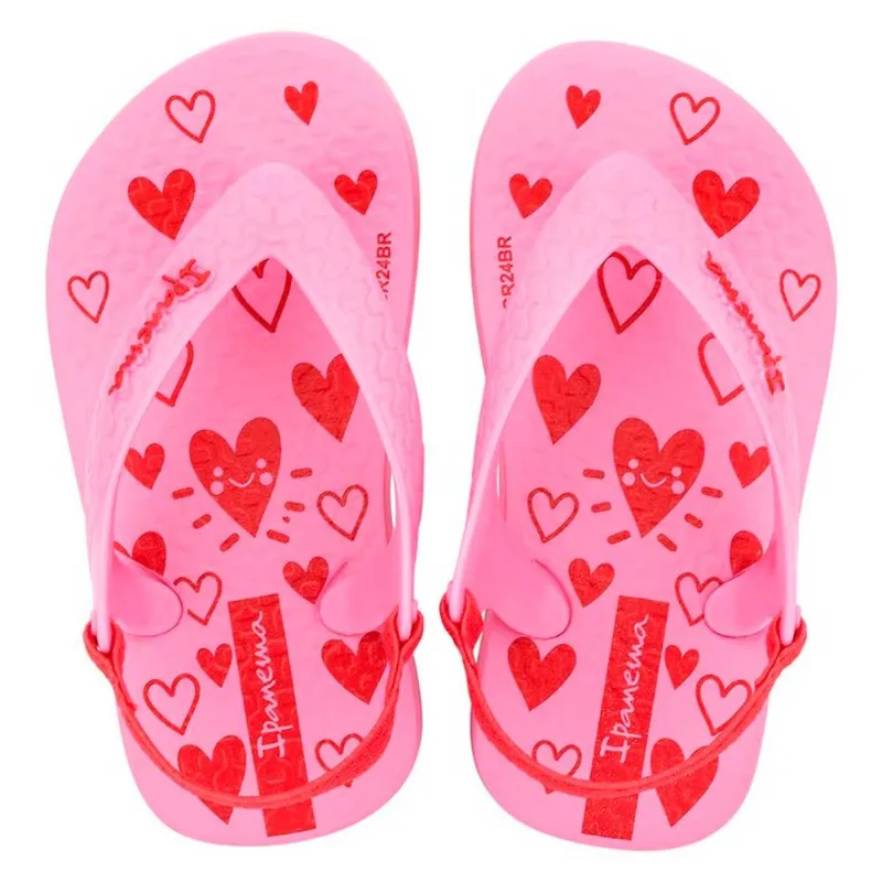 Chinelo Infantil Menina Ipanema Classic Baby 27011 Rosa 22