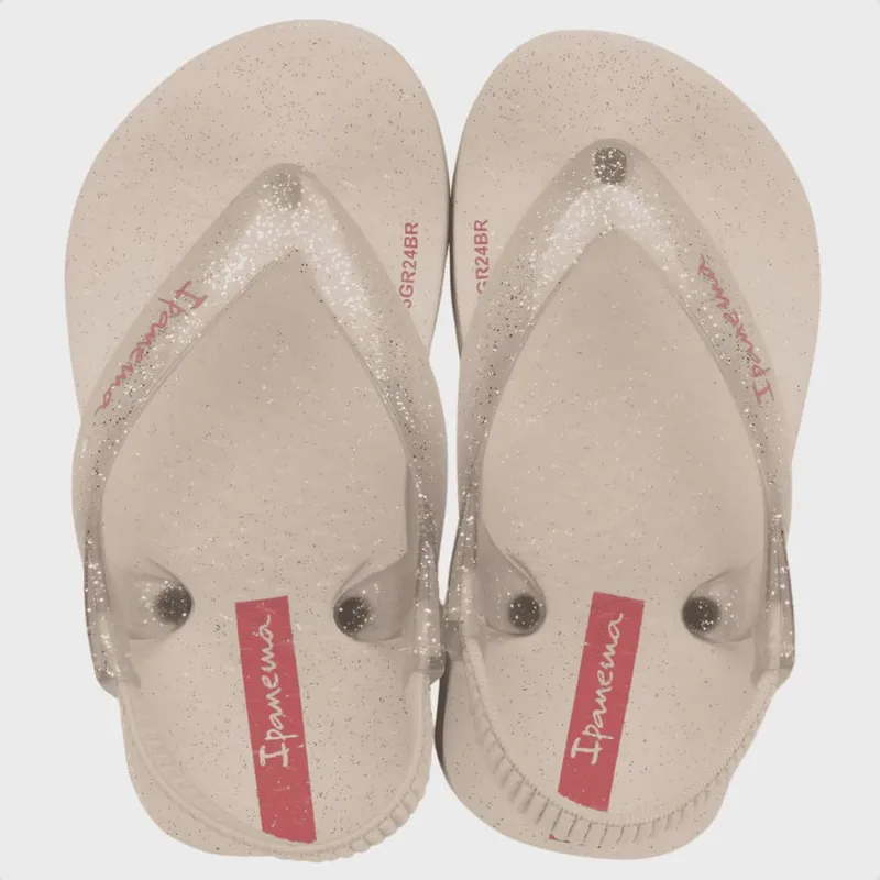 Chinelo Baby Ipanema Glitter Fashion