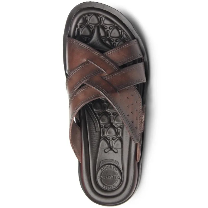 Chinelo Pegada Ref 133151-01 Marrom Escuro 041