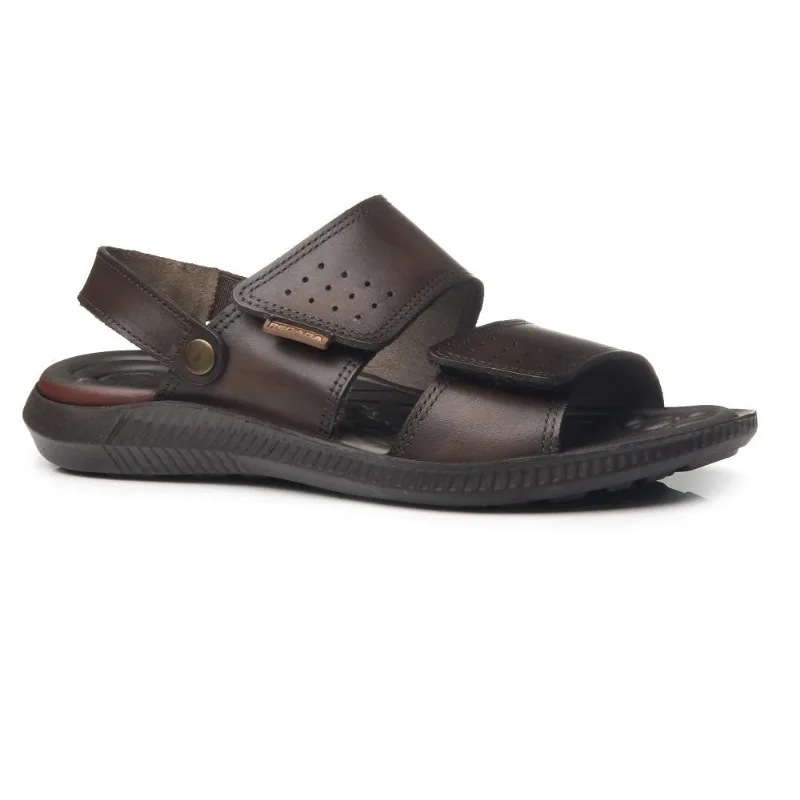 Sandalia Pegada Em Couro Ref 133154-02 Cravo 040