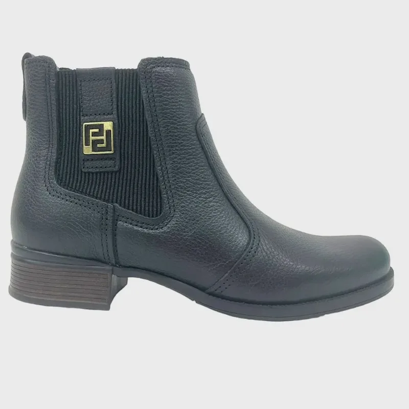 Bota Feminina Pegada Cano Curto Original Couro 282003-11