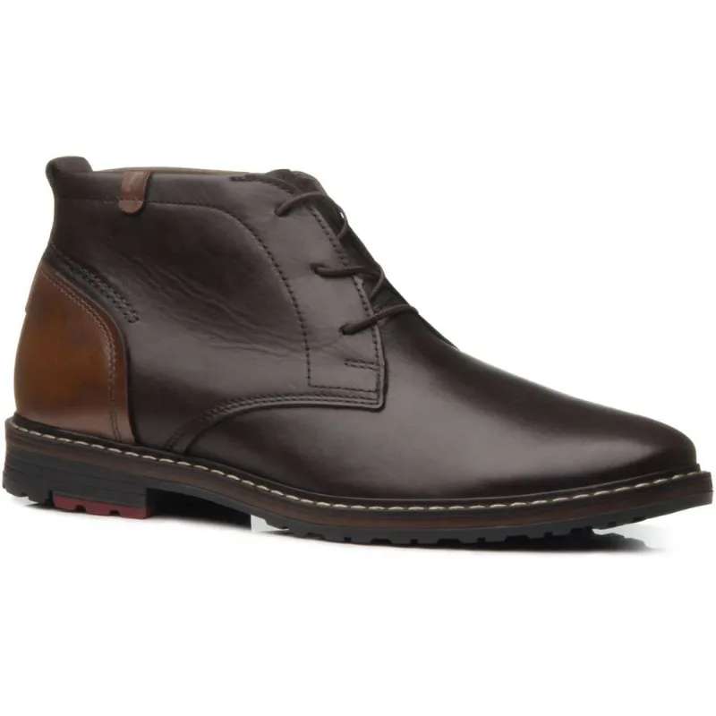 Bota Coturno Em Couro Pegada 126201 Masculino