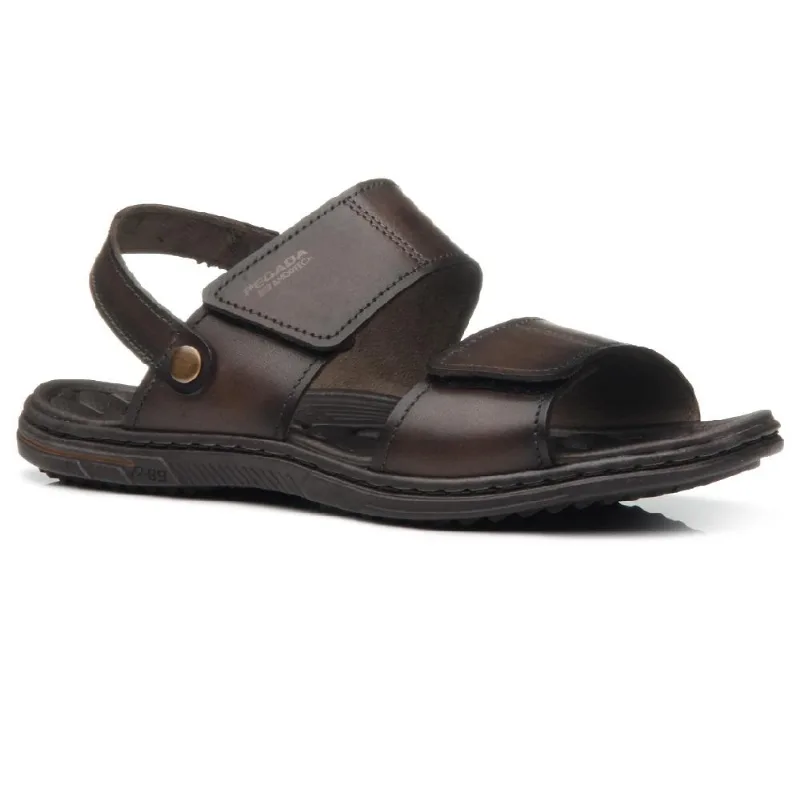 Sandalia Pegada Em Couro Ref 133303-02 Cravo 040