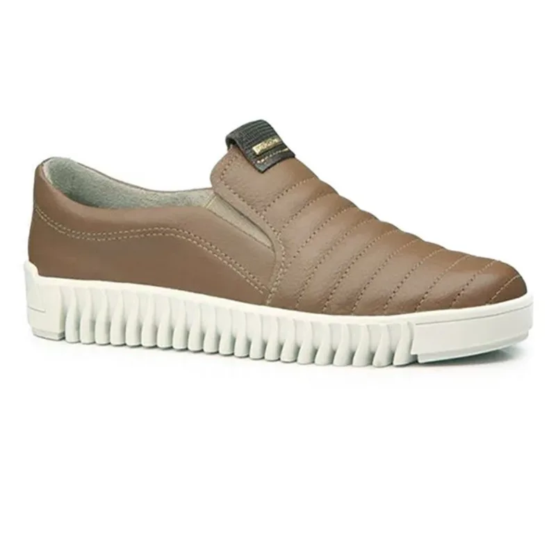 Tênis Slip On Yoga Couro Pegada 210503 Feminino