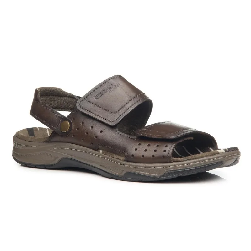 Sandalia Pegada Em Couro Ref 132254-03 Cravo 042