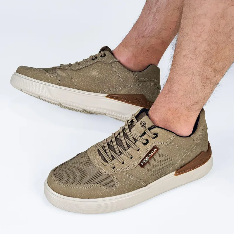 Tênis Pegada Masculino em Couro com Elástico 110903 - Pegada - Moda