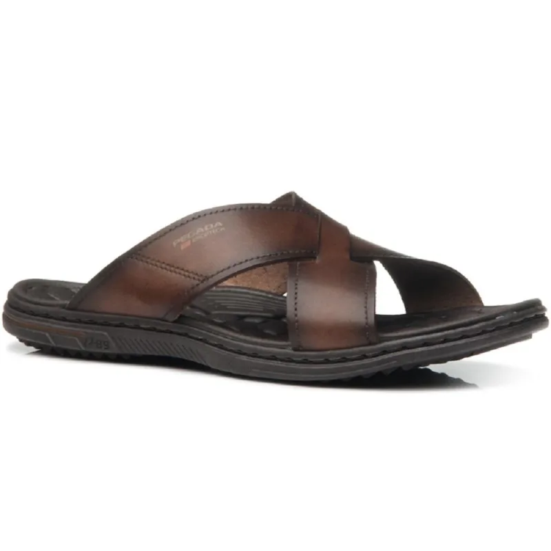 Chinelo Pegada Ref 533302-01 Marrom Claro 046