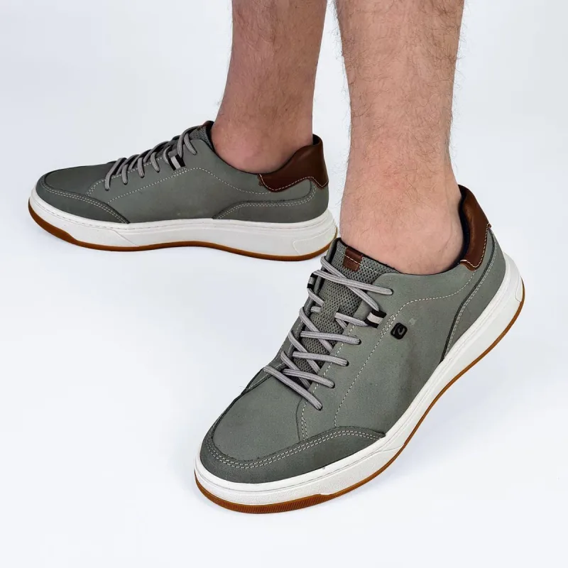Tênis Pegada Masculino em Couro com Elástico 111701 - Pegada - Moda