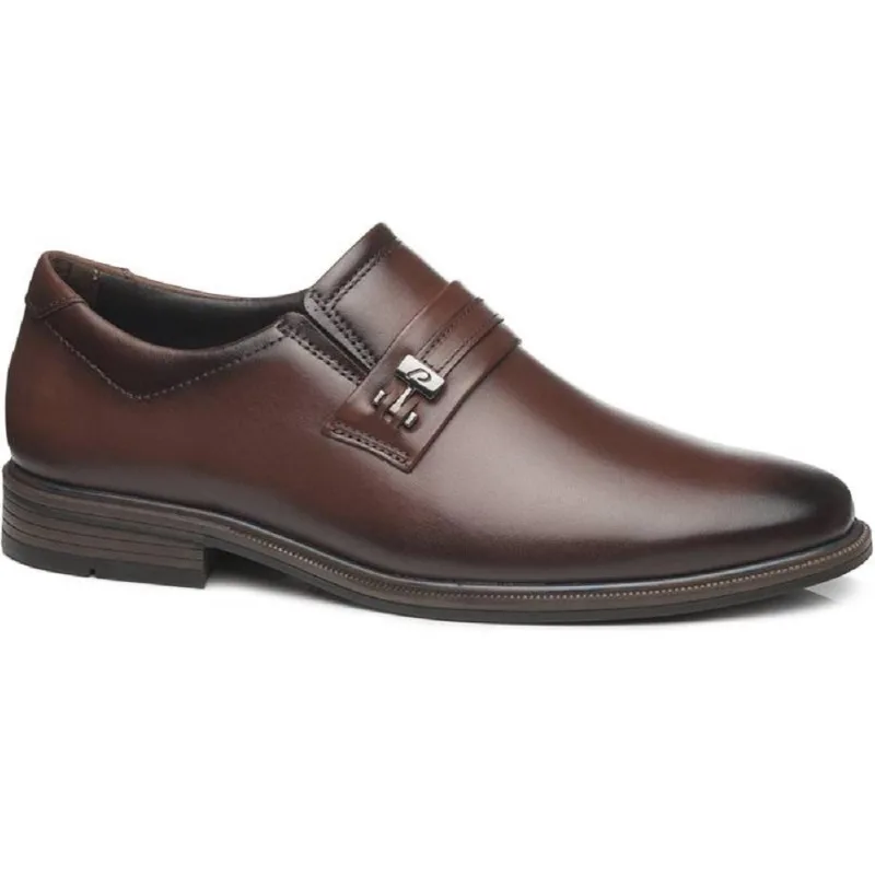 Sapato Pegada Social Em Couro Ref 126309-02 Marrom 041
