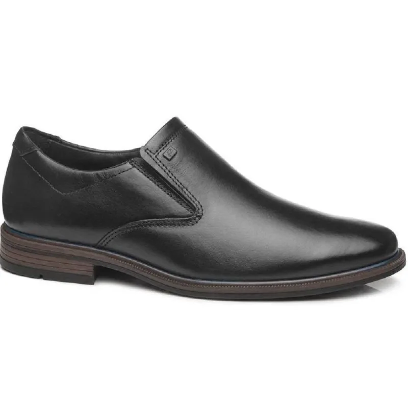 Sapato Pegada Social Em Couro Ref 126308-01 Preto 042 - Pegada