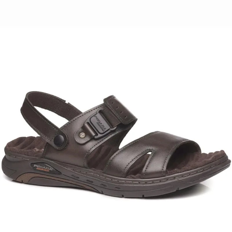 Sandalia Pegada Em Couro Ref 134503-02 Cravo 042