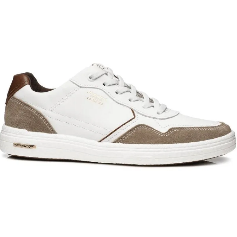 Sapatenis Pegada Ref 112003-02 Branco/marrom 039 - Pegada