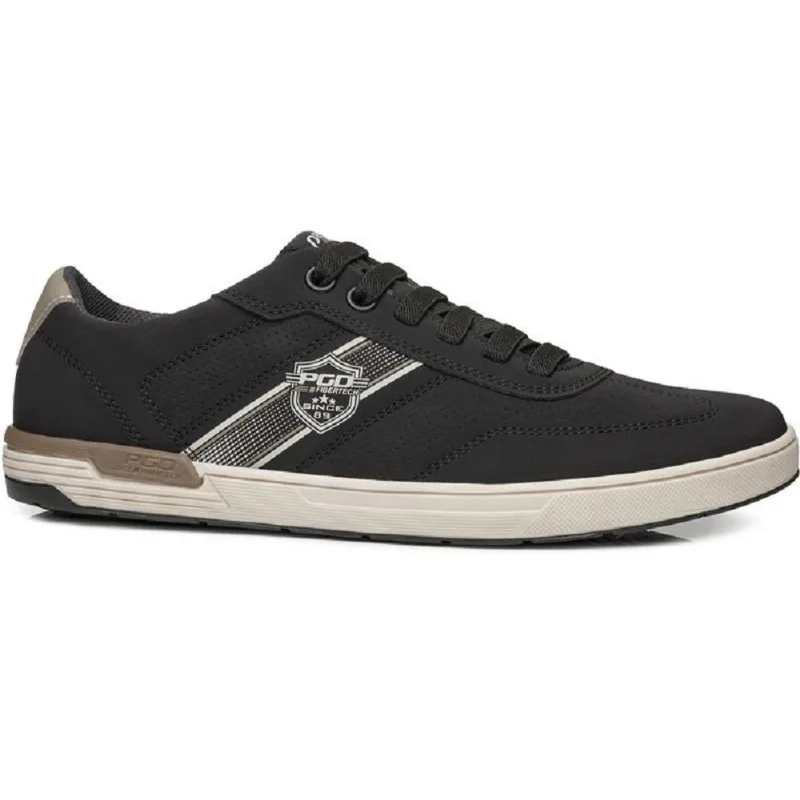 Sapatenis Pegada Ref 171311-07 Preto/bege 037